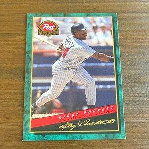 1994 KIRBY PUCKETT MLBPA Post trading card
#4 of 30